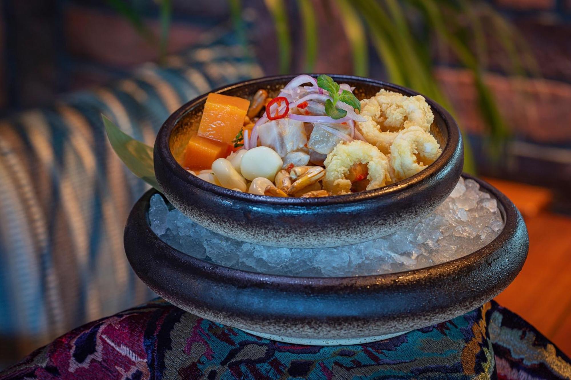 Marriott Resort Palm Jumeirah, Dubaj Kültér fotó Ceviche
