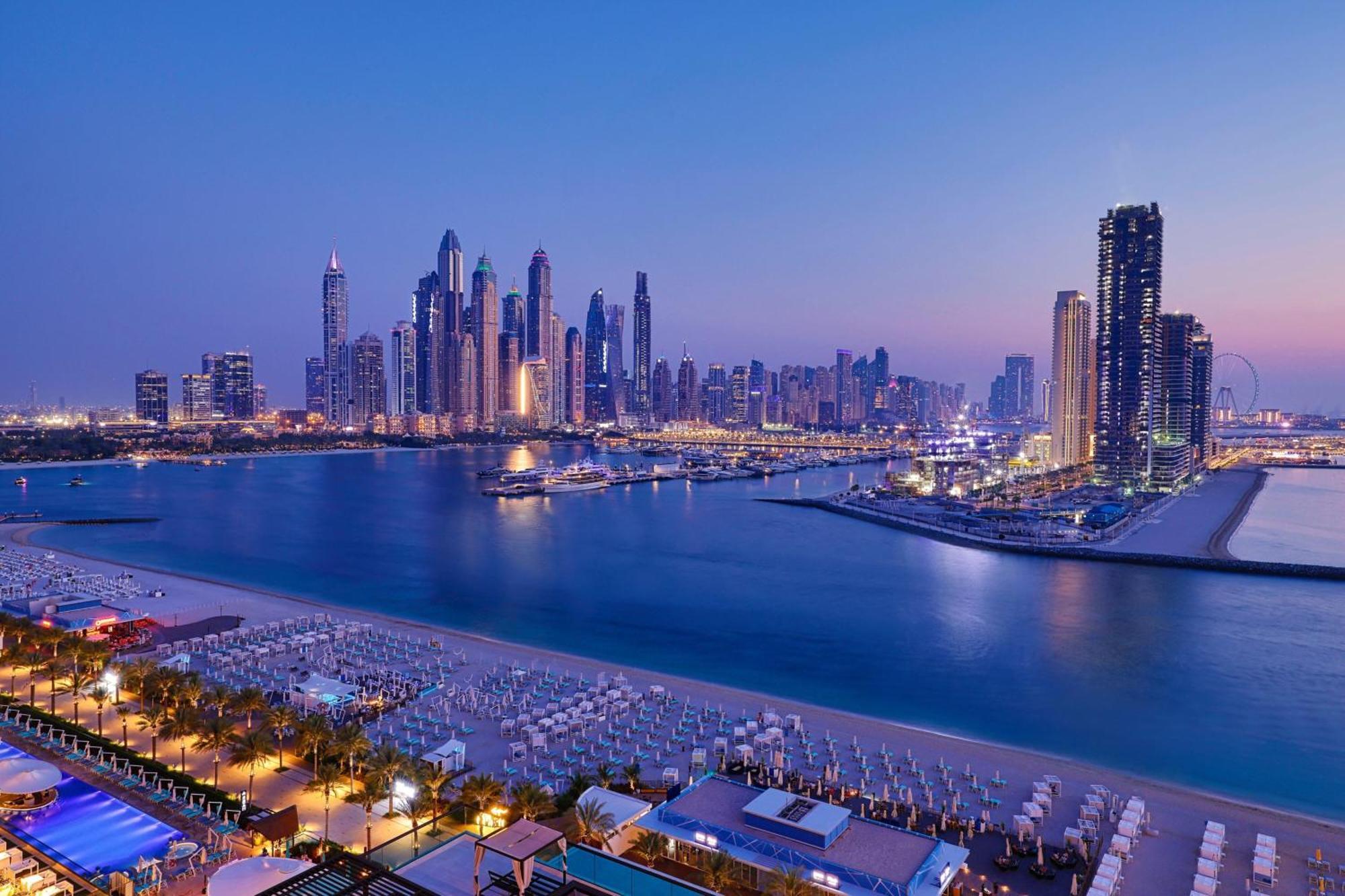 Marriott Resort Palm Jumeirah, Dubaj Kültér fotó Dubai Marina